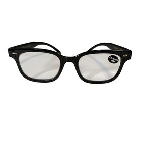 A.J.Morgan Black Reading Glasses. New. 1.5, 2.0, 2.5, 2.75